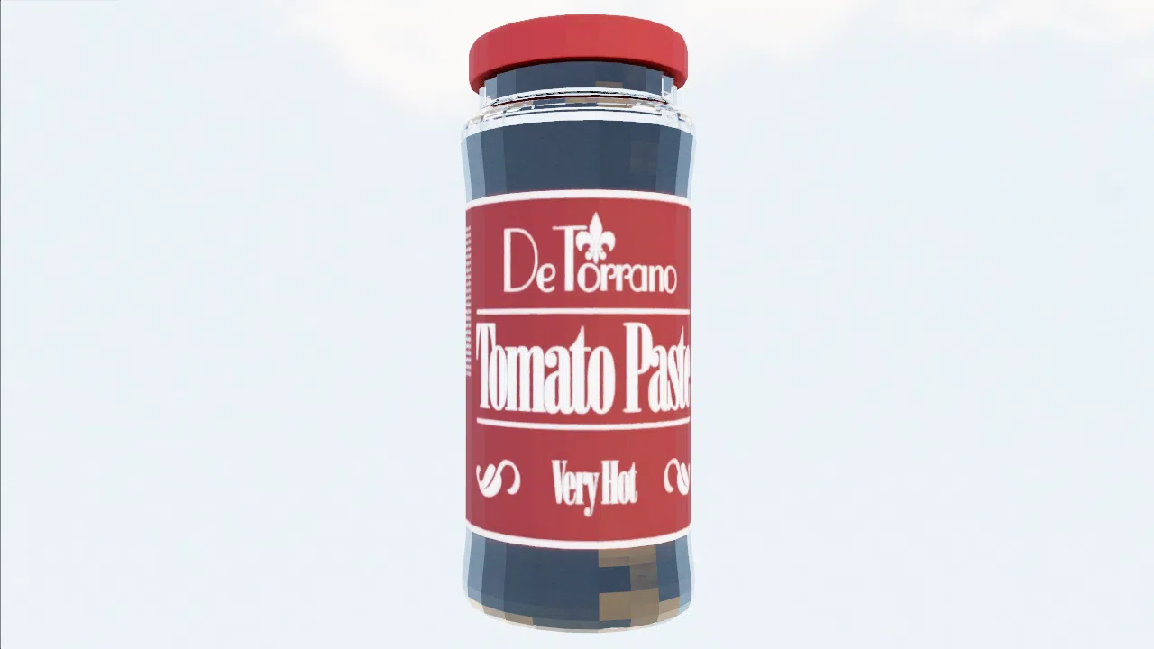 bottle_of_tomato_paste-pnshkj photo
